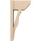 Ekena Millwork 7 1/2-in W x 12-in D x 24-in H Funston Slat Rough Cedar Woodgrain TimberThane Outlooker, Primed Tan OUTUR075X12X24FST24RCPR - alternate 2